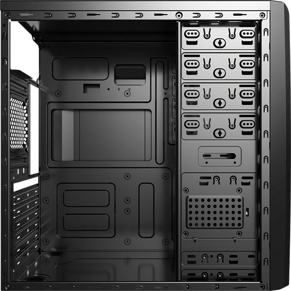 Корпус Formula V Line CS-1101 ATX USB3.0x1/USB2.0x2/audio (ex Aerocool) (существенное повреждение коробки)