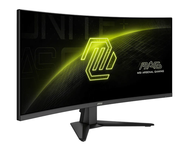 Мониторы MSI MAG 346CQ 34" 21:9 UWQHD(3440x1440) VA Curve 1500R, 4000:1, 4ms(GTG), 100M:1,300nits,2xHDMI,DP,Tilt,IntPower,VESA,180Hz,Black,1y w-ty (незначительное повреждение коробки)