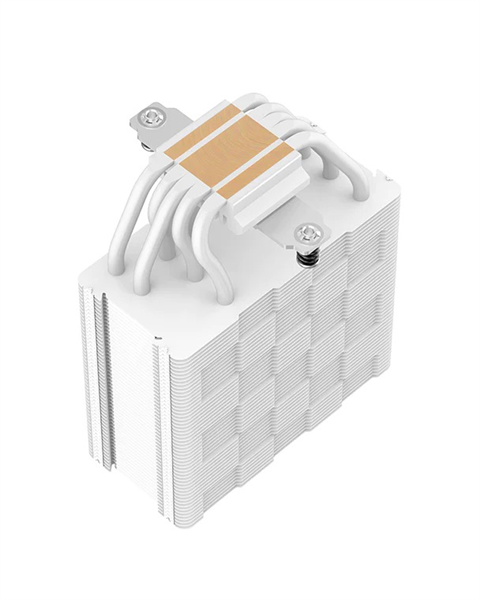 Кулер для процессора DEEPCOOL AG500 WH ARGB LGA1700/1200/115X/AM5/AM4 (12шт/кор, TDP 240W, PWM, ARGB Fan 120mm, 5 тепл. Трубок, Copper Base, белый) RET (R-AG500-WHANMN-G)