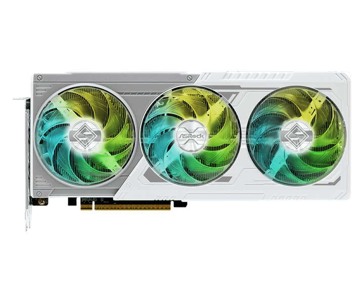 Видеокарта ASRock AMD Radeon RX 9060 XT Steel Legend OC [RX9060XT SL 8GO] [PCIe 5.0, GPU 2530 МГц, 8 ГБ GDDR6, 128 бит,