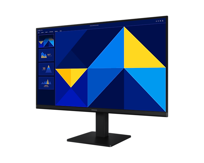 Монитор Samsung 24" Essential S3 S30GD S24D300GAI IPS LED 16:9 1920x1080x100Hz 5ms 250cd 1000:1 178/178 D-Sub HDMI VESA Tilt Black (существенное повреждение коробки)