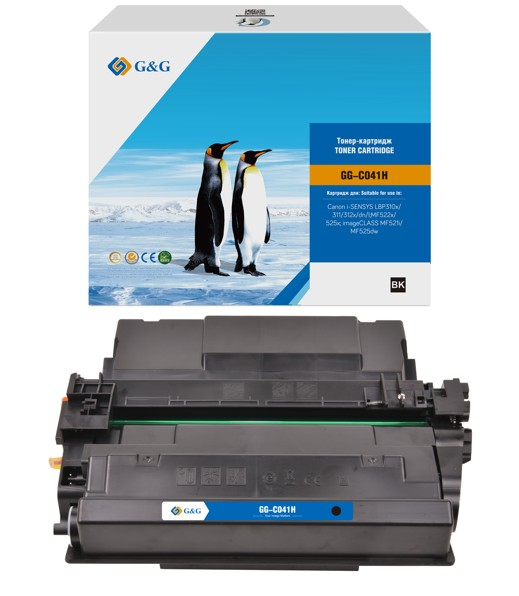 Тонер-картридж G&G toner-cartridge для Canon i-SENSYS LBP310x/311/312x/dn/I;MF522x/525x; imageCLASS MF521i/MF525dw 0453C002 C041H с чипом 20 000 стр. гарантия 36 мес. распродажа остатков