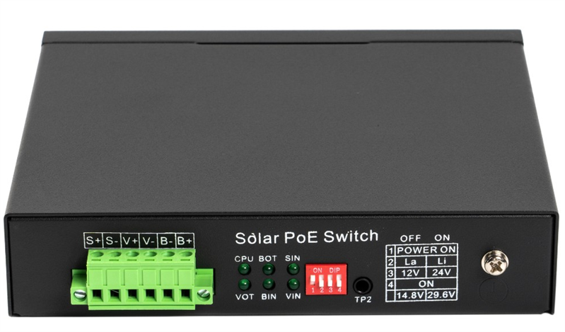Коммутатор (4086) SKAT PoE-UPS-5E-1S бесперебойный POE коммутатор, мощность 75Вт, порты: 5-Ethernet, 1-SFP