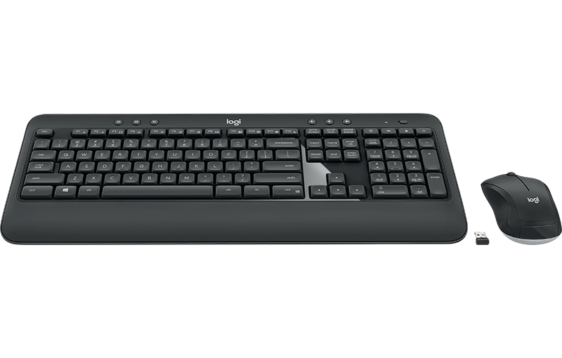 Клавиатура+мышь Logitech Wireless Desktop MK540 (Keybord&mouse), Black, Rus/Eng, [920-008686] (незначительное повреждение коробки)