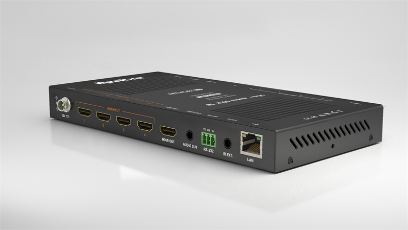 Wyrestorm NHD-0401-MV, мультивьюер 4:1 HDMI, поддержка 4K60, HDMI2.0, HDCP 2.2, HDR, де-эмбеддинг аудио, RS-232, ИК, совместим с NHD Touch, рекомендуется для NHD-400/500.