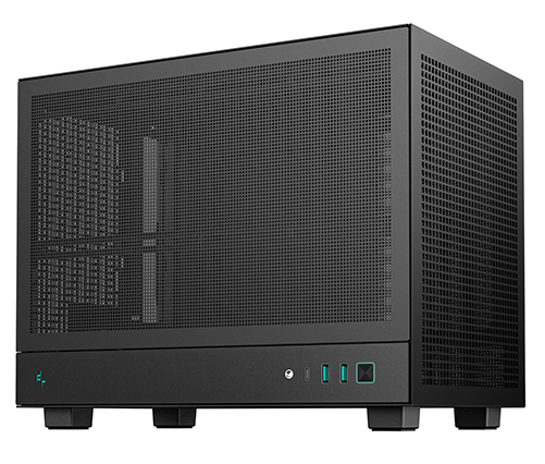 корпус Deepcool CH160 MESH без БП, черный, MINI-ITX (R-CH160-BKNMI0-G-1)
