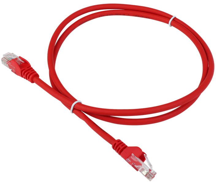 LAN-PC45/U6-5.0-RD Шнур коммутационный Lanmaster кат. 6 неэкр. UTP RJ45/RJ45 d 051 5м LSZH AWG24 красный