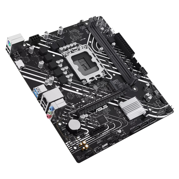 Материнская плата ASUS PRIME H610M-K D4 ARGB, LGA1700, H610, 2*DDR4, 4*SATA, 1*M.2, 2*USB 3.2, 4*USB 2.0, 1*PCIx16, 1*PCIx1, HDMI, mATX; 90MB1HN0-M0EAY0