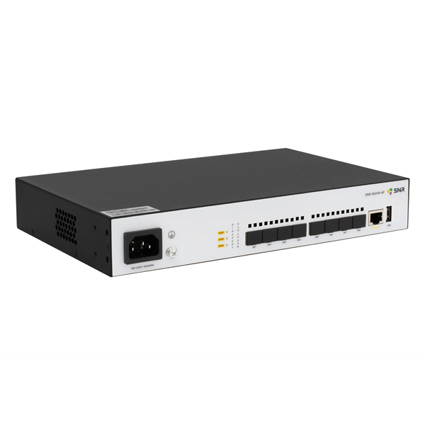 коммутатор SNR Управляемый коммутатор уровня 2+, 8 x 1/10GE SFP+. Питание: 220V AC