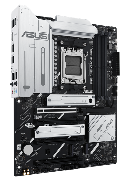 Материнская плата ASUS PRIME X870-P WIFI, AM5, X870, 4*DDR5,  2*SATA, 4*M.2, 4*USB 3.2, 2*USB 2.0, 2*Type-C, 5*PCIx16, HDMI, ATX; 90MB1IS0-M0EAY0 (незначительное повреждение коробки)