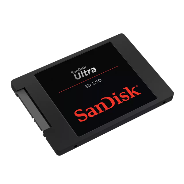 Твердотельный накопитель SanDisk Ultra 3D SSD 2,5” SATA 2Tb, TBW 500, SDSSDH3-2T00-G26, 1 year