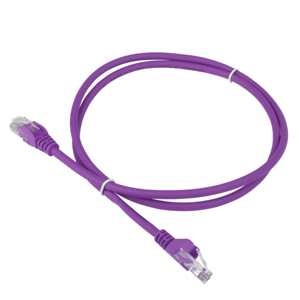 Патч-корд Патч-корд LANMASTER LSZH UTP кат.6, 2.0 м, фиолетовый