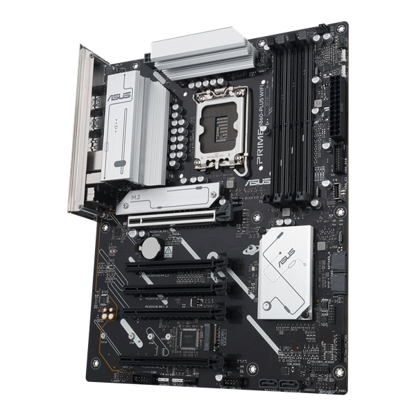 ASUS PRIME B860-PLUS WIFI (Socket 1851, ATX, 4xDDR5(256GB), DP/HDMI, 1xPCIe5.0x16/1xPCIe4.0x16/3 x PCIe 4.0 x16, 1xLAN (2.5GbE), Wi-Fi 6E, BT, 4xSATA 6Gb/s, 3xM.2, 1xType-C, 3xUSB 3.2, 4xUSB 2.0)