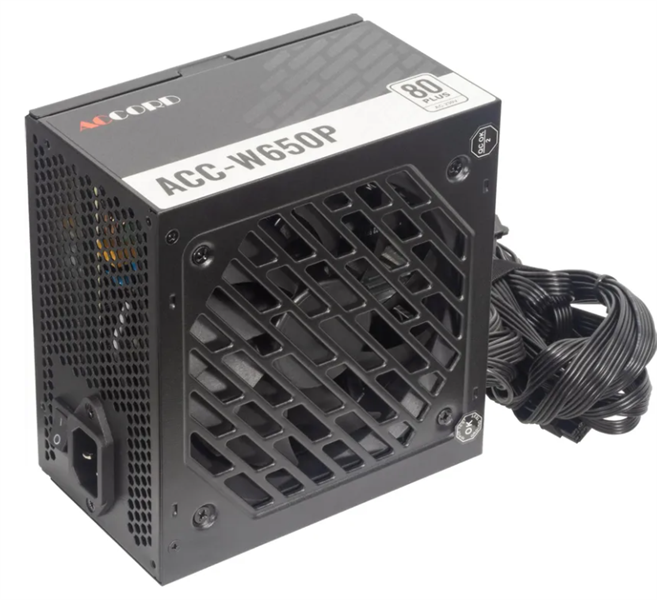 <113214> Блок питания .650W Accord ACC-W650P 80 PLUS WHITE (120mm, 24+8pin, 3*8pin, 6*Sata, 2*IDE) [ACC-W650P]