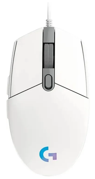 Мышь Logitech Gaming Mouse G102 LIGHTSYNC, 8000dpi, White, CN, [910-005809]