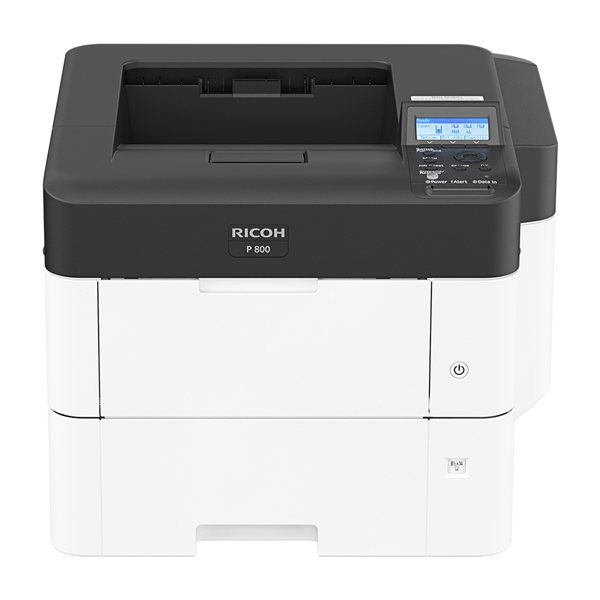 Лазерный принтер Ricoh P 800, A4, 2Гб, 55стр/мин, дуплекс, LCD-экран, PS, GigaLAN, стартовый картридж 10000стр., запуск пользователем, официальная гарантия RICOH 3 года