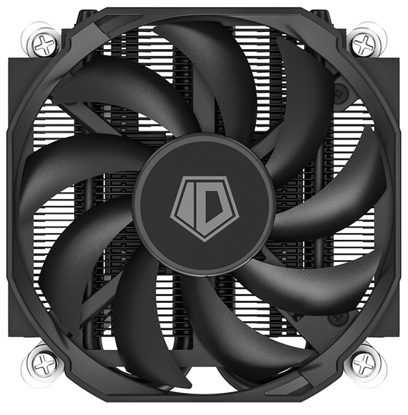 Кулер для процессора ID-COOLING IS-28i BLACK LGA1851/1700/1200/115X низкопрофильный высота 28mm (48шт/кор, TDP 65W, PWM, 2 тепл.трубки, медная база, FAN 92mm) BOX