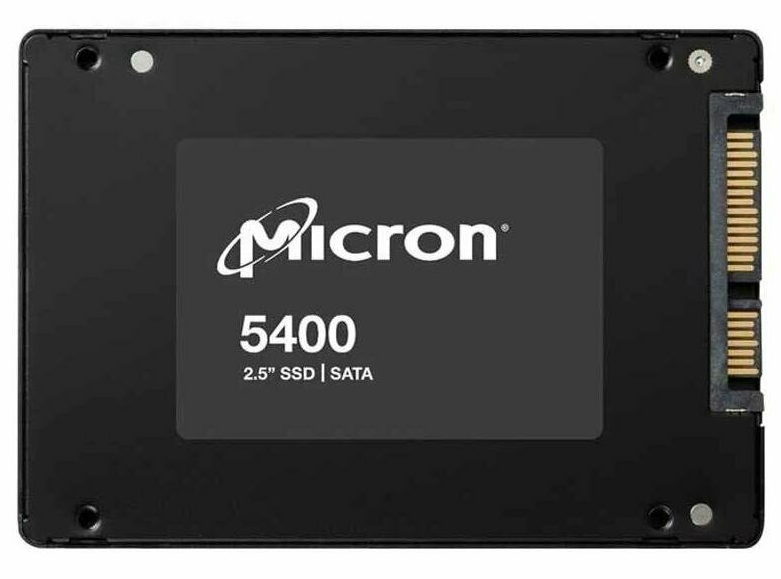 Твердотельный накопитель Micron 5400PRO 1.92TB SATA 2.5" 3D TLC R540/W520MB/s MTTF 3М 95000/33000 1.5 DWPD SSD Enterprise Solid State Drive, 1 year, OEM