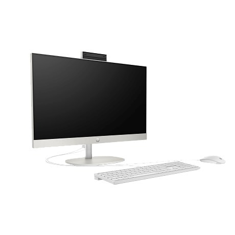 Моноблок HP 24-cr0307nh NT 24" FHD(1920x1080) Core i5-1334U, 8GB DDR4 3200 (2x8GB), SSD 512Gb,  Intel Iris XE Graphics, noDVD, eng kbd&mouse wired, HD Webcam, Shell  White, DOS, 1Y Wty