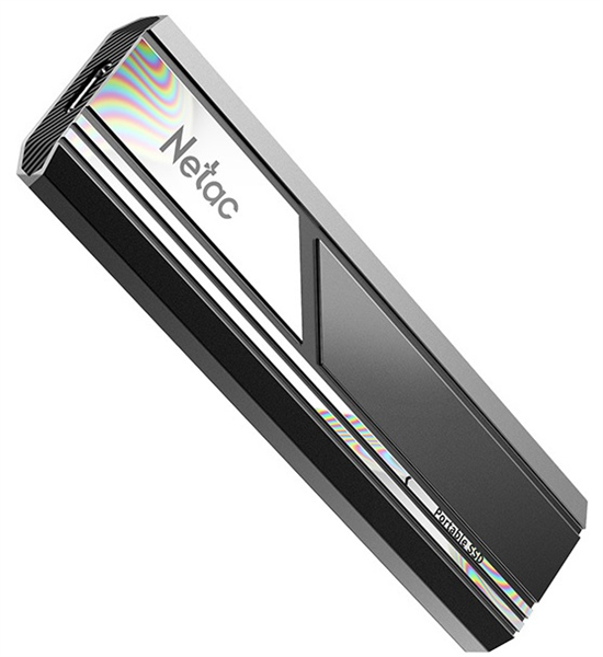 SSD накопитель Netac ZX10 2TB USB 3.2 Gen 2 Type-C External SSD, R/W up to 1050/1050MB/s, with USB C to A cable and 10Gbps USB C to C cable 5Y wty