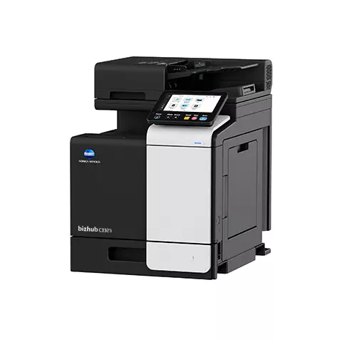 МФУ Konica Minolta bizhub C3321i (МФУ,A4, Color, 33 стр./мин, Duplex, 1200x1200, RAM 4GB, 16GB SD, 1,6 GHz, panel 7" sensor, USB/GBE/WiFi(opt.), DADF 80, tray 500+100, full toners,запуск АСЦ платно)