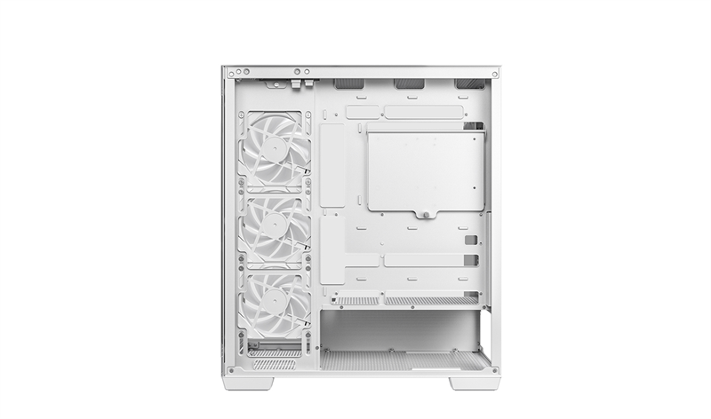 корпус Deepcool CG580 4F WH без БП, боковое окно (панорама), 4x120mm ARGB PWM вентилятора, белый, ATX (R-CG580-WHADA4-G-1)