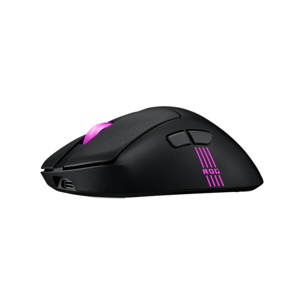 Мышь ASUS ROG KERIS II ORIGIN, 54g, Wired, 2.4GHz RF, Bluetooth 5.1, 42K DPI sensor, 5 Programmable Buttons, Black