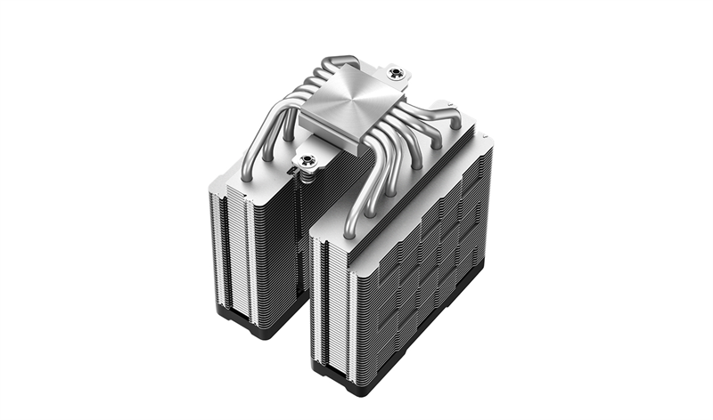 Кулер для процессора DEEPCOOL AG620 DIGITAL LGA1700/1200/115X/AM5/AM4 (8шт/кор, TDP 260W, PWM, DUAL Fan 120mm, 6 тепл. трубок, черный) RET (R-AG620-BKNDMN-G-1)