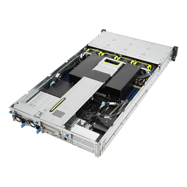 Сервер ASUS RS720-E11-RS24U 2U, 2xLGA4677, 32 DIMM DDR5, 24x 2.5"(12x NVMe+12x NVMe/SATA/SAS* hs), 2 x M.2 slot 2280, 2x10Gbe RJ45, 1 dual-slot GPU, 4 slots PCIe 5.0, 1x OCP 3.0, 2x2600W