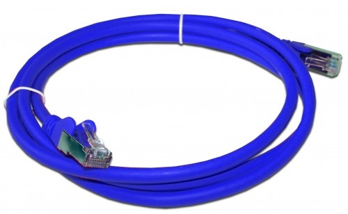 Кабель Патч-корд LANMASTER FTP,  вилка RJ-45,  вилка RJ-45,  кат.6А,  LSZH,  1м,  синий [lan-pc45/s6a-1.0-bl]