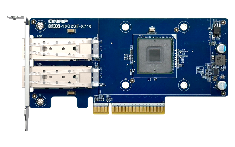 Карта расширения QNAP Expansion Card QXG-10G2SF-X710 PCIe Gen3 x8 2x10GbE(SFP+)