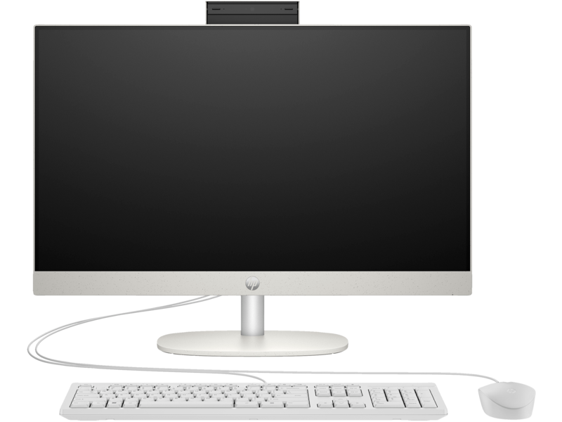 Моноблок HP ProOne 245 G10 All-in-One NT IPS 23,8"(1920x1080)Ryzen5-7520U,8GB,512GB,eng usb kbd,mouse,5MP,WiFi,BT,White,DOS,1Wty