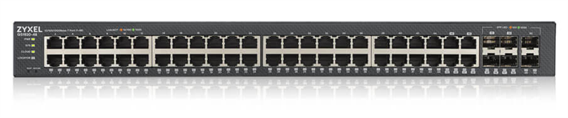 Коммутатор Smart L2 Zyxel NebulaFlex GS1920-48v2, rack 19", 44xGE, 4xCombo (SFP/RJ-45), 2xSFP