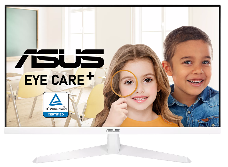 МОНИТОР 27" ASUS VY279HE-W White (IPS, 1920x1080, 100Hz, 5ms, 178°/178°, 250 cd/m², 1300:1, +HDMI 1.4,+D-sub)