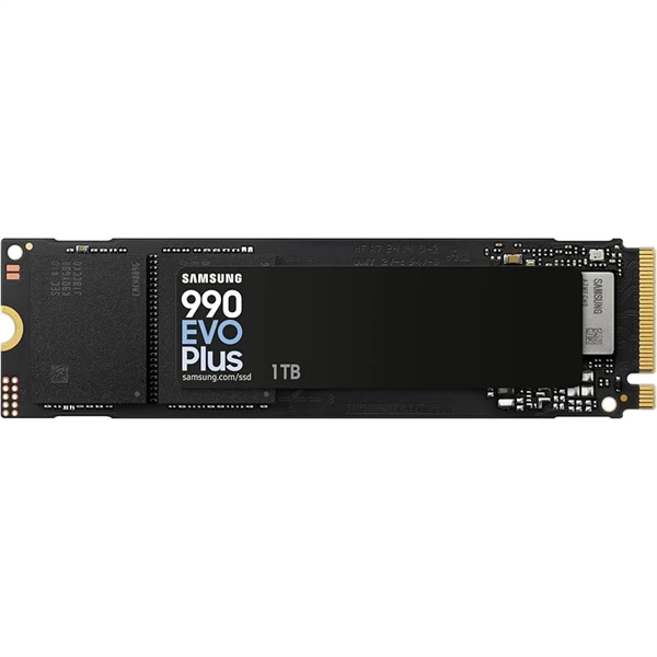 MZ-V9S1T0BW - Твердотельный накопитель SSD, Samsung, 990 EVO PLUS MZ-V9S1T0BW, 1TB, M.2 PCIe 4.0 x4 / 5.0 x2 NVMe, 7250/6300 Мб/с