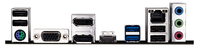 Материнская плата GIGABYTE H610M S2H, LGA1700, H610, 2*DDR5, 4*SATA, 1*M.2, 2*USB 3.2, 4*USB 2.0, 1*PCIx16, 1*PCIx1, D-Sub+HDMI+2*DP, mATX