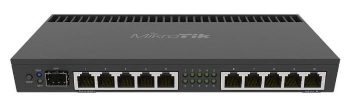 Маршрутизатор MikroTik RouterBOARD 4011iGS+ with Annapurna Alpine AL21400 Cortex A15 CPU (4-cores, 1.4GHz per core), 1GB RAM, 10xGbit LAN, 1xSFP+ port, RouterOS L5, desktop  (царапины, потертости, внешний вид Б/У)