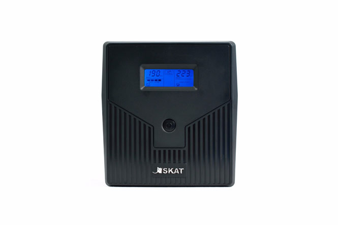  ИБП (456) Бастион SKAT-UPS 1000ВА/600Вт/Line-Interactive/АКБ 7Ачх2/220В/2xC13/3 л.г./МПТ
