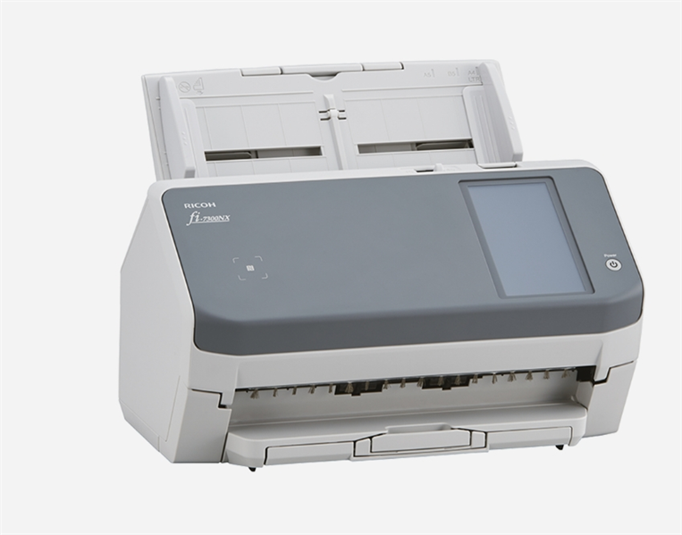  Ricoh scanner fi-7300NX (Сканер уровня рабочей группы, 60 стр/мин, 120 изобр/мин, А4, двустороннее устройство АПД, сенсорный экран, Wi-Fi, USB 3.1, Gigabit Ethernet, светодиодная подсветка)