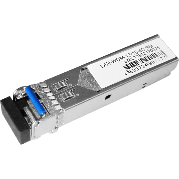 Модуль LANMASTER SFP WDM 1.25G, 1310nm / 1550nm, 40 km, LC, DDM, Cisco