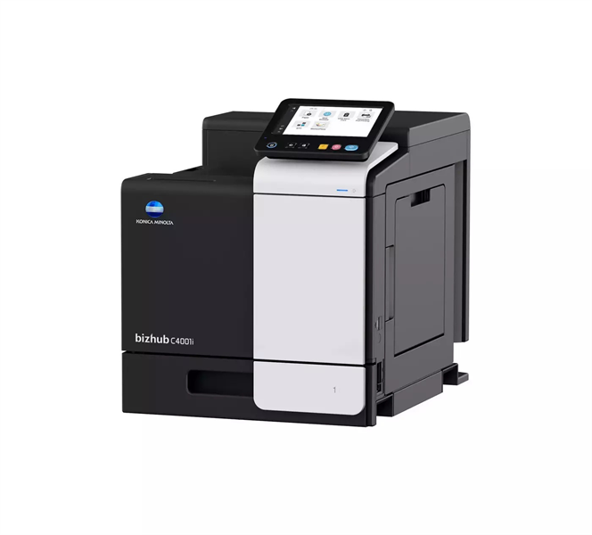 Принтер лазерный цветной Konica Minolta bizhub C4001i (Принтер, A4, Color, 40 стр/мин, Duplex, 1200x1200, 4GB, 8GB, panel 7" sensor, 1x500 л, стартовые картриджи, запуск АСЦ платно)