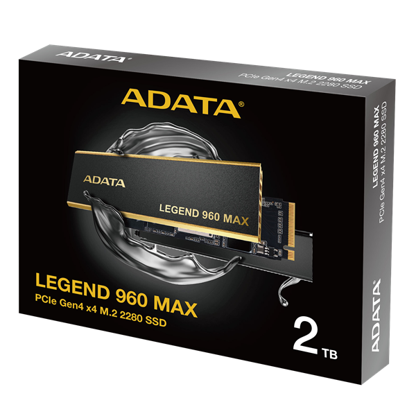 Твердотельный накопитель ADATA LEGEND 960 MAX M.2 2280 NVMe PCIe 4.0 x4 2TB 7400/6800 COLOR BOX