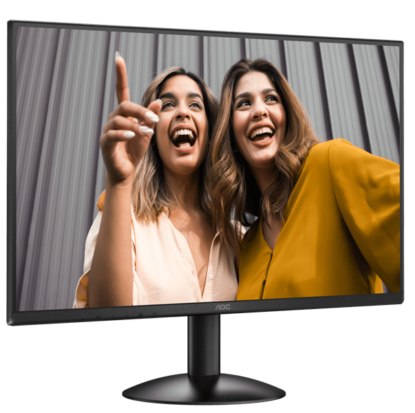 Монитор 23,8" AOC 1920x1080 WLED 16:9 IPS 300cd, 1500:1, 20M:1, 4ms, 178°/178°, VGA, HDMI, 120Hz, Tilt, VESA, External, Black, 3y