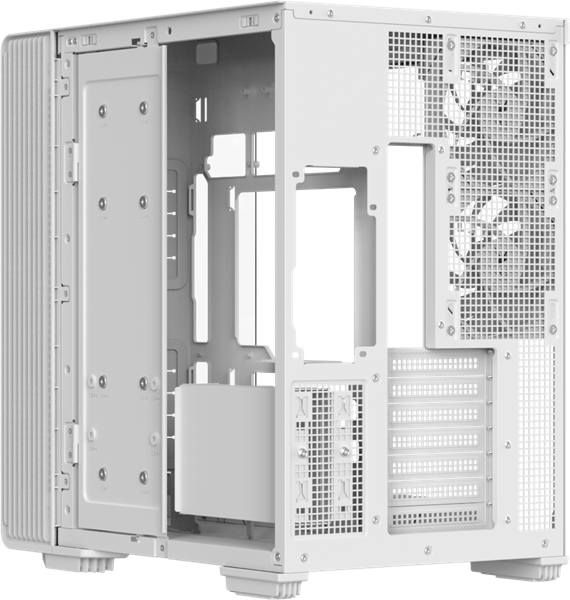 корпус Formula V Line Crystal Z7 PA White, ATX, TYPE-C*1, USB3.0*1, Front+Side Glass, SIDE 3x PERFORMANCE ARGB, REAR 2x PERFORMANCE ARGB