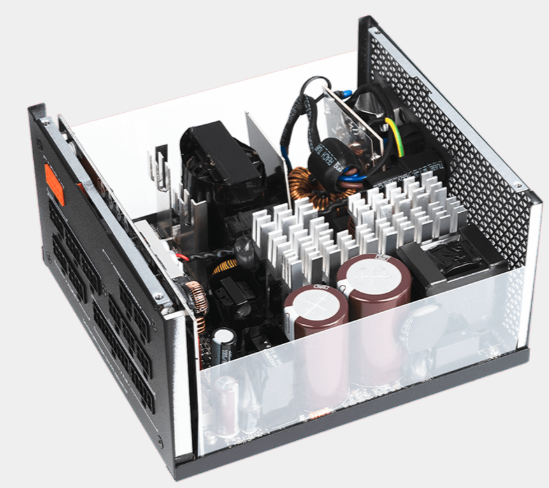 Блок питания PCCooler YS1000, 1000W, ATX3.1/PCIe5.1, APFC, 80+ Gold, 13.5cm Fan, Full Modular (P5-YS1000-G1F)