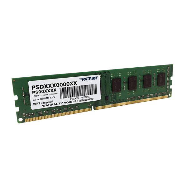 Оперативная память Patriot SL DDR3L DIMM 4GB 1600MHz CL11 1*4GB 11-11-11-28 1.35V