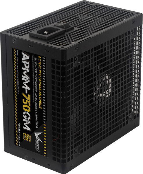 Блок питания Formula V Line APMM-750GM, 750W, ATX3.1/PCIe5.1, APFC, 80+ Gold, 12cm Fan, Full Modular