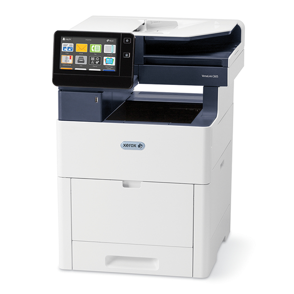  Цветное МФУ XEROX VersaLink C605/XL (A4,LED,1200х2400dpi,53/53ppm, 120K стр, 4Gb,DADF,PS3,PCL5c/6, Gigabit Eth,250GB, longneck and mailbox opt)