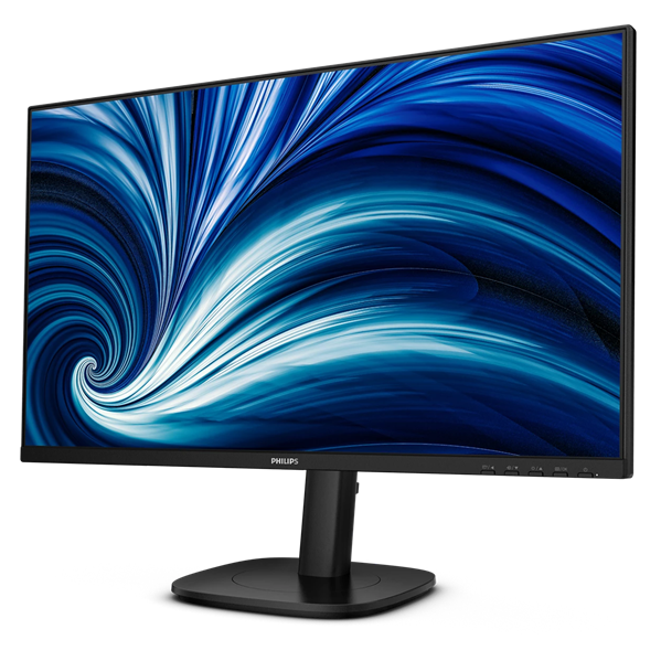 Мониторы 27" Philips 27B2N3500J 2560x1440, WLED, 16:9, IPS, 350cd, 4ms, 1300:1, 50M:1, 178/178, 2*HDMI, DP, USB Hub: 4*USB3.2, Speakers, 120Hz, Tilt, HAS, Swivel, Pivot, Internal, VESA, Black, 3y