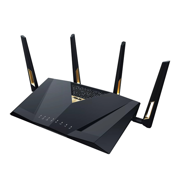 роутер ASUS RT-BE88U//802.11 a/b/g/n/ac/ax/be, 2,4 + 5 gGz, black